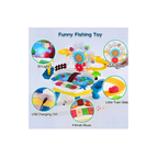 Lumo Musical Fishing Game Toy with Slideway, Rotating Ferris Wheel, Lights & Music