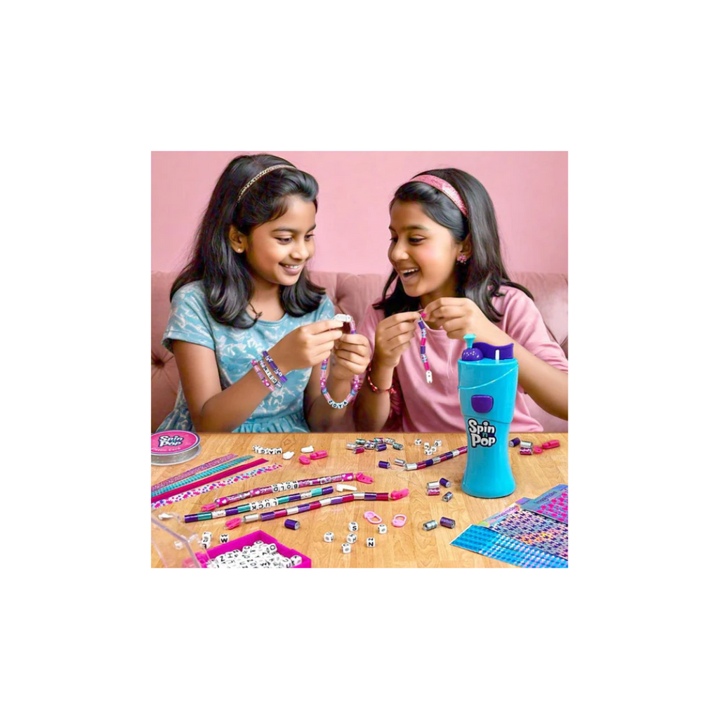 Imagimake Spin n Pop DIY Bracelet Making Kit