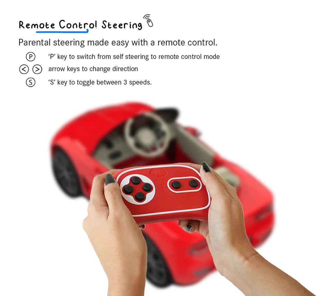EMotorad Formula Fun Battery Oprated Bentley EXP12 CAR (Red)