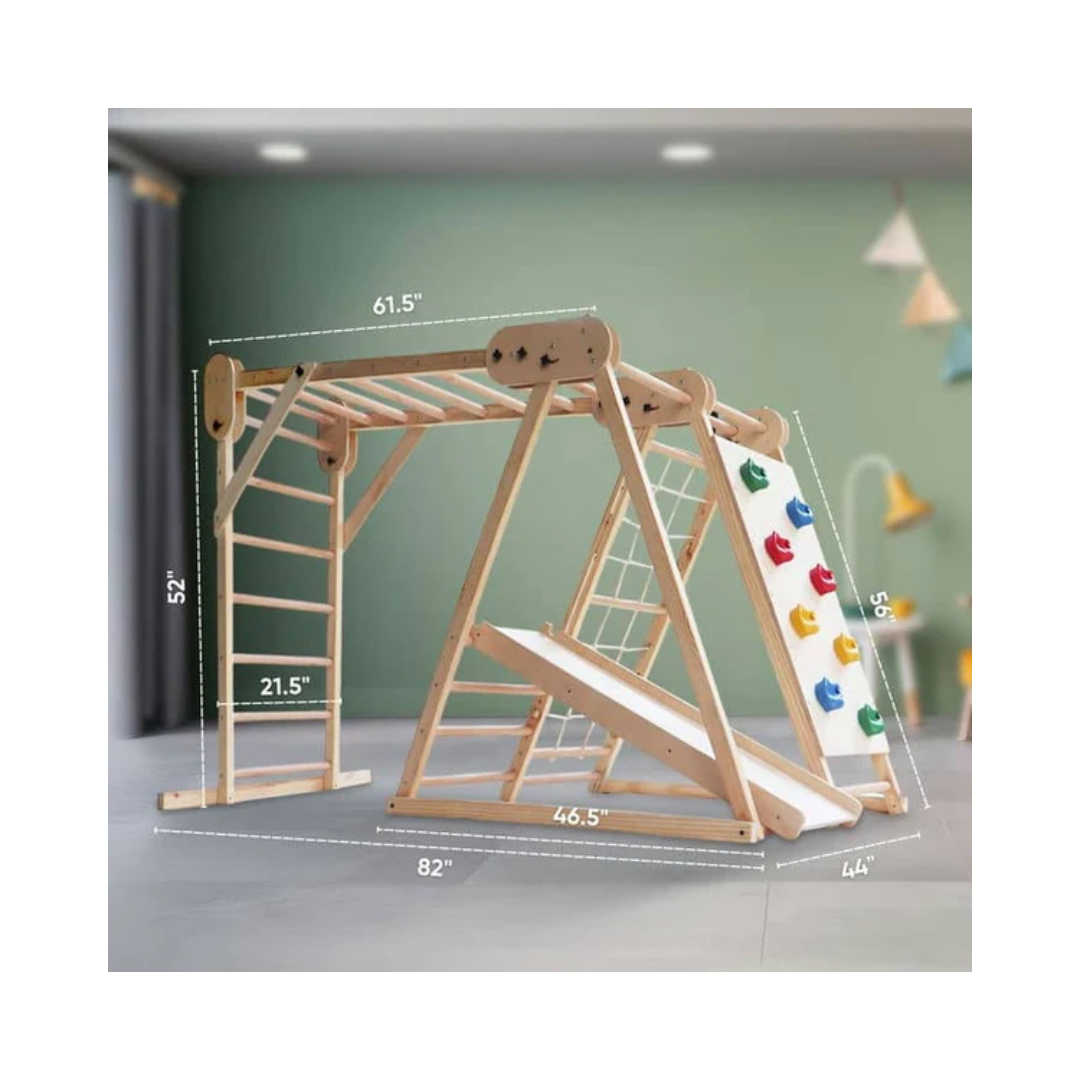 Curious Cub Wooden Foldable Jungle Gym
