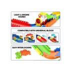 Mirana Block Rider Toy Train Set 82Pcs