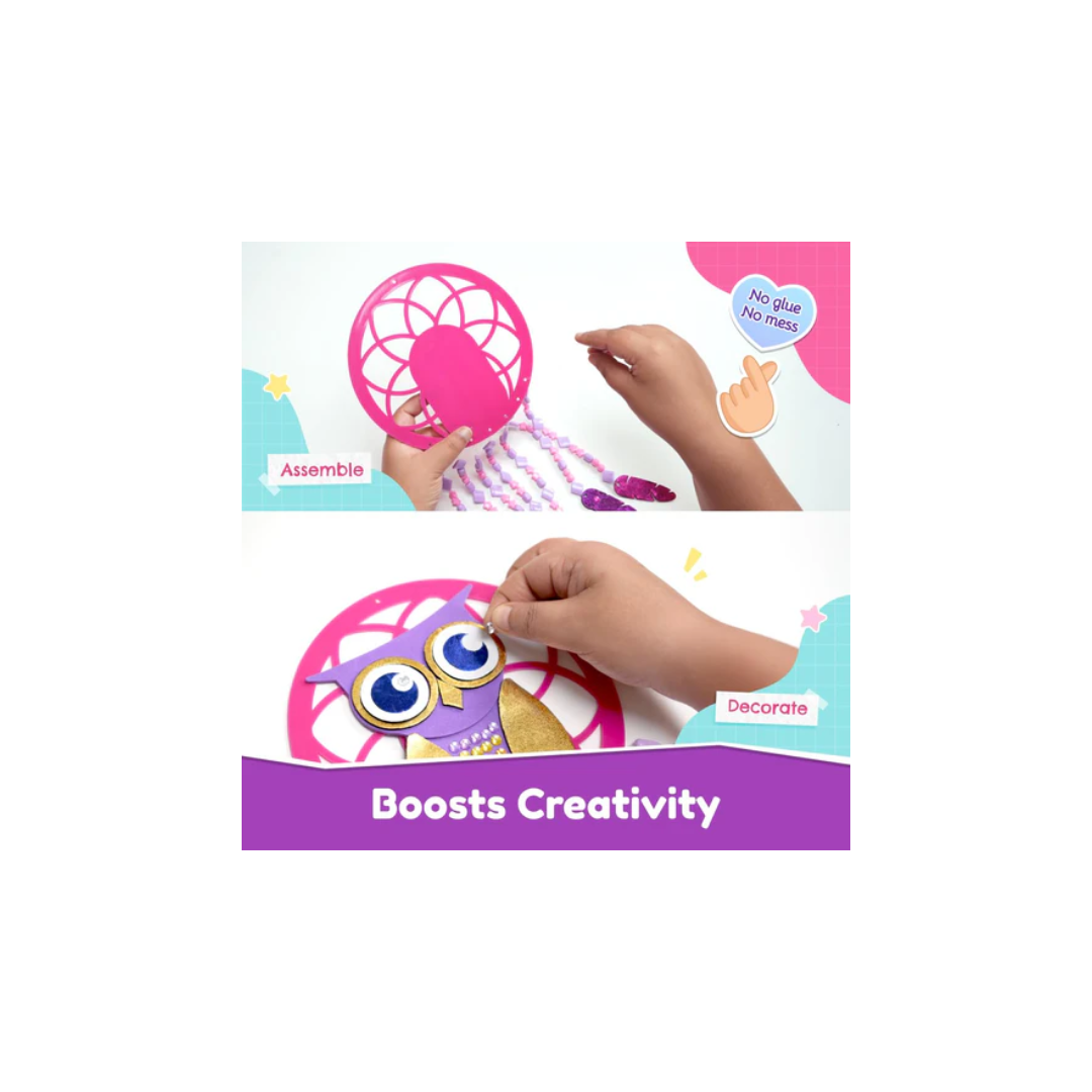 Bloomingo Art & Craft Kit-Owl Dreamcatcher
