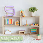 Curious Cub Toddler Toy shelf