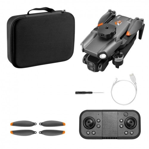 Rainbow Toys F9 Brushless Drone Five Sided Obstacle Avoidance with Single Battery 4K-1080P HD Dual Camera WIFI FPV Gesture Selfie