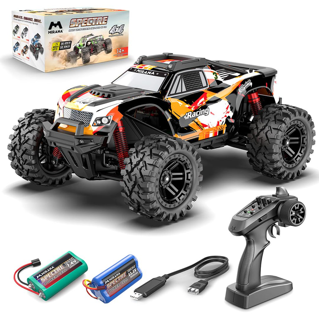 Mirana Spectre 4x4 High-Speed Remote Car Adventure Truck 50km/h Orange