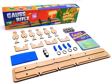 Be Crevtive Magnetic Gauss Rifle DIY Toy