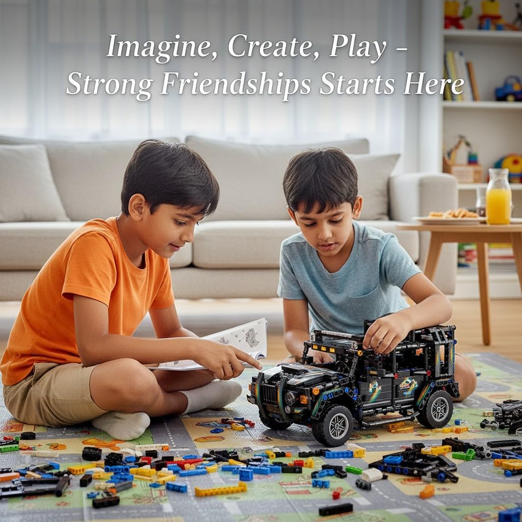 Rainbow Toys Buildable Construction Blocks 909pcs