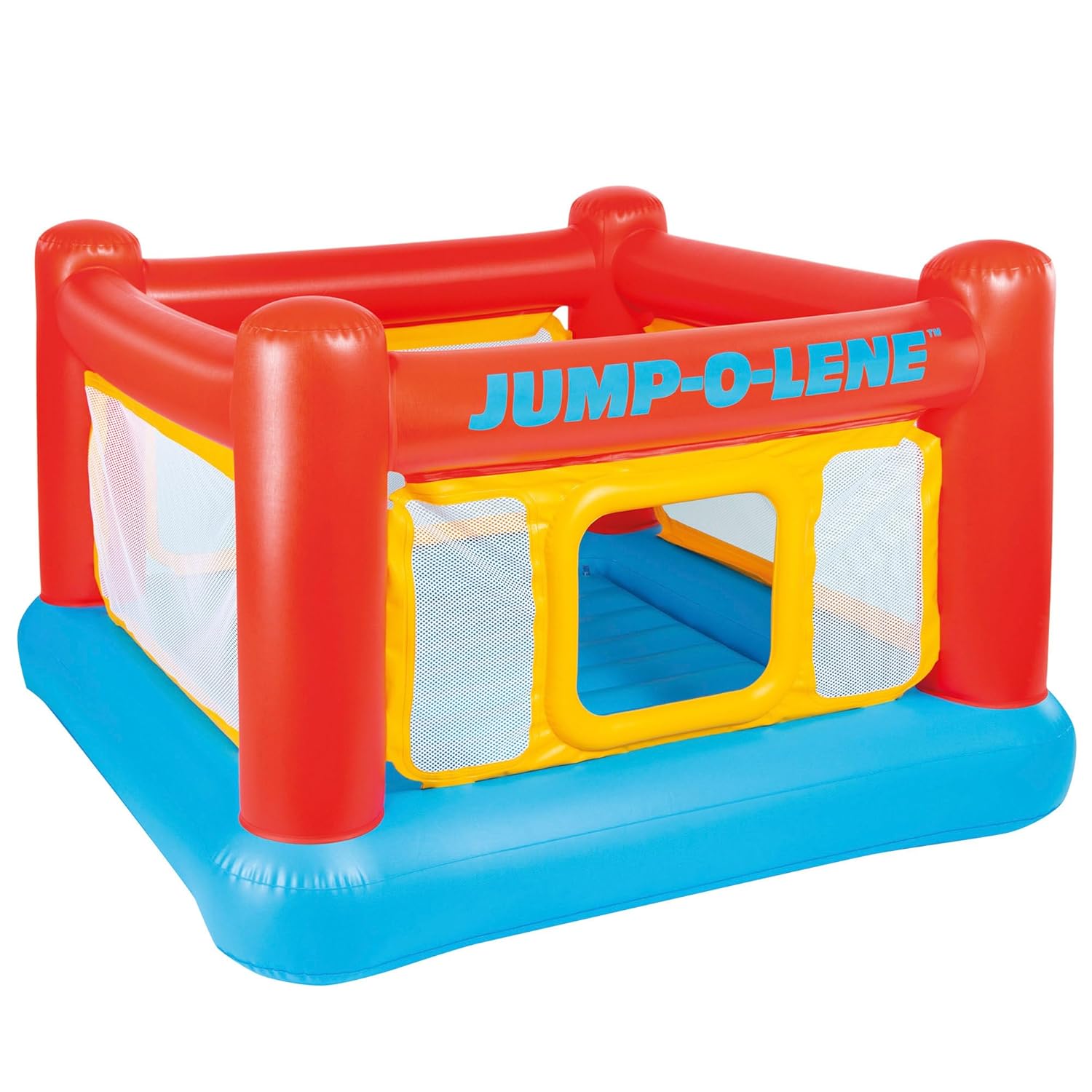 Intex Jump-O-Lene Playhouse, Kids Inflatable Bounce House (48260)