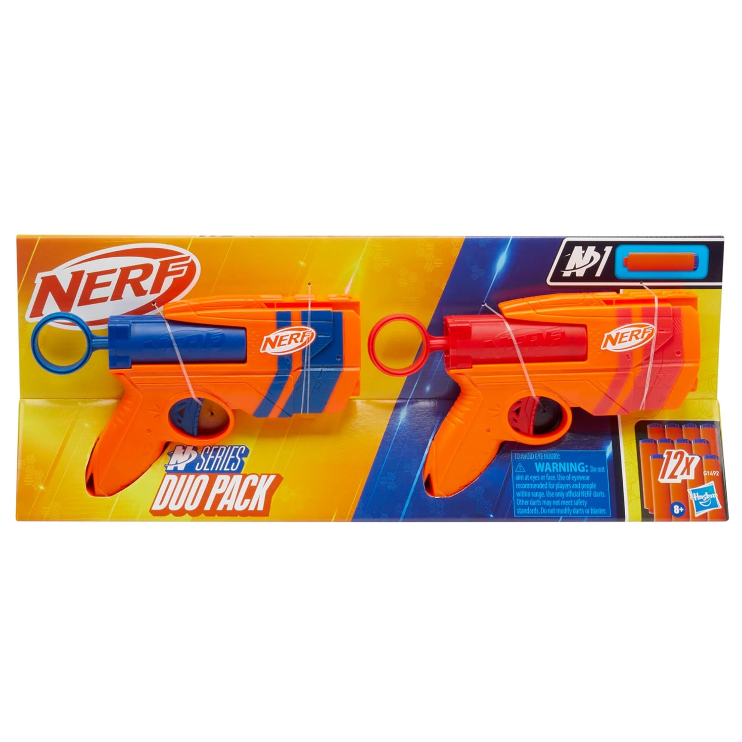 Hasbro Nerf N Series Duo Pack Dart Blasters and 12 N1 Darts