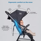 Mee Mee Easy Go Baby Stroller Black
