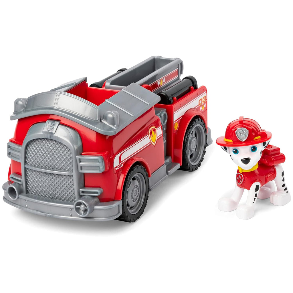 Win Magic Paw Patrol Marshall Fire Engine Vehicle with Collectible Figure