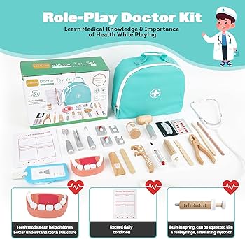 Doctor Kit for Kids with Stethescope