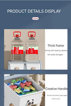 Versatile 4 Lyer Rolling Storage Rack with 8 Drawer