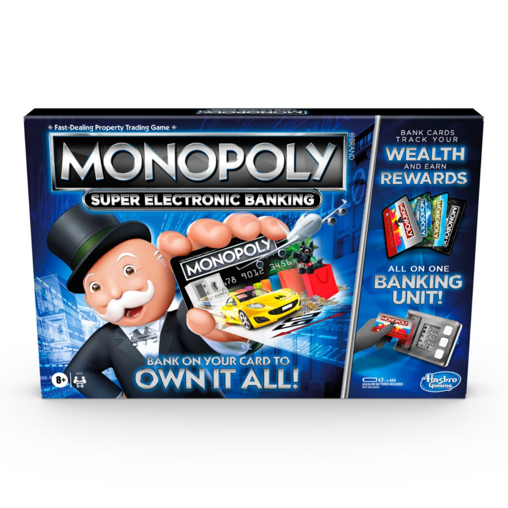 Hasbro Monopoly Super Electronic Banking Board Game