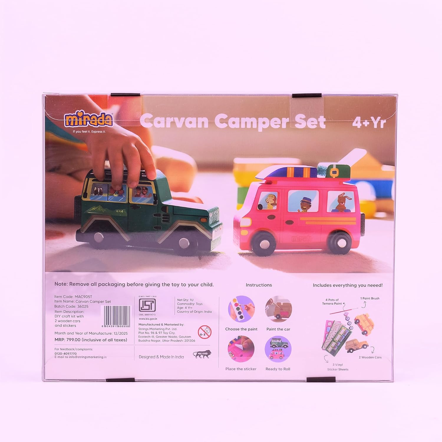 Mirada Caravan Camper DIY Craft Set