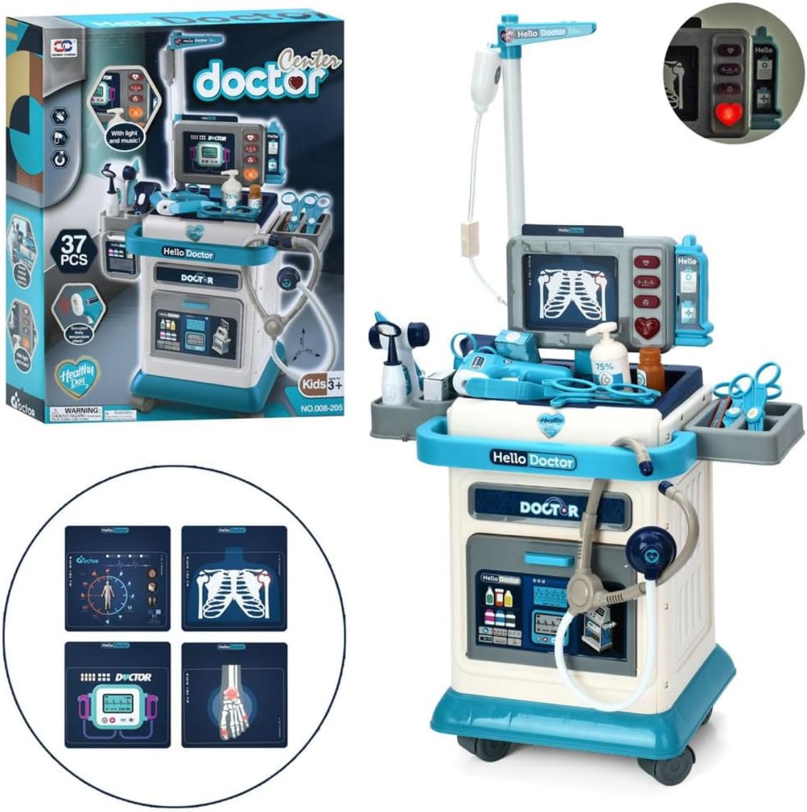 Xiong Cheng Doctor Set Light and Sound Play Patend Toy Set