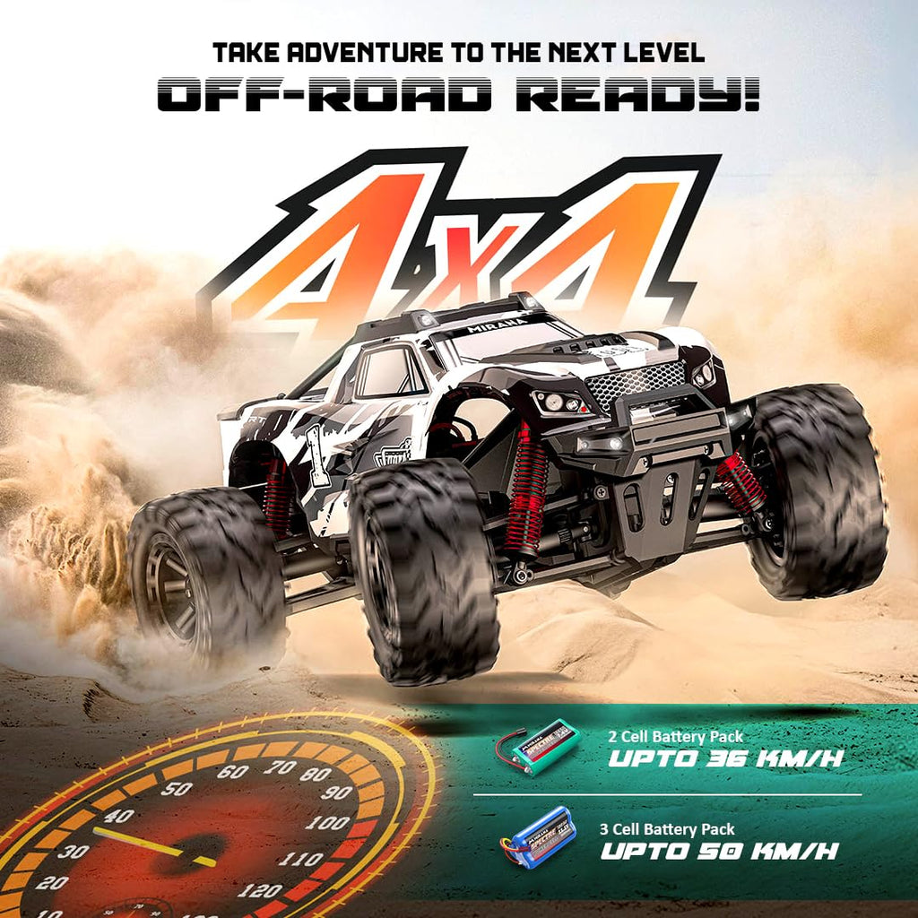 Mirana Spectre 4x4 High-Speed Remote Control Adventure Truck  50km/h Silver