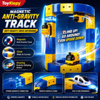 Magnetic Building Block Track Car Set DIY Construction Racing Track