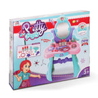 Xiong Cheng Girls Pretend Play Lovely Dressing Table Set with Music and Lights
