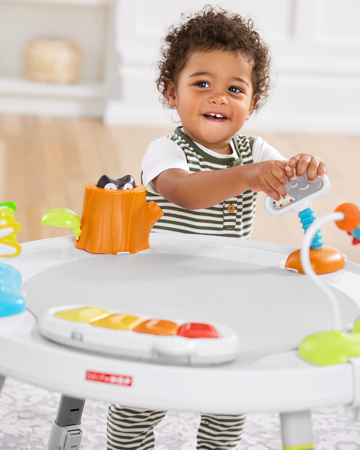 Skip Hop Explore & More Baby’s View 3-Stage Activity Center – Sit, Swivel, Bounce & Play Table | 4M+