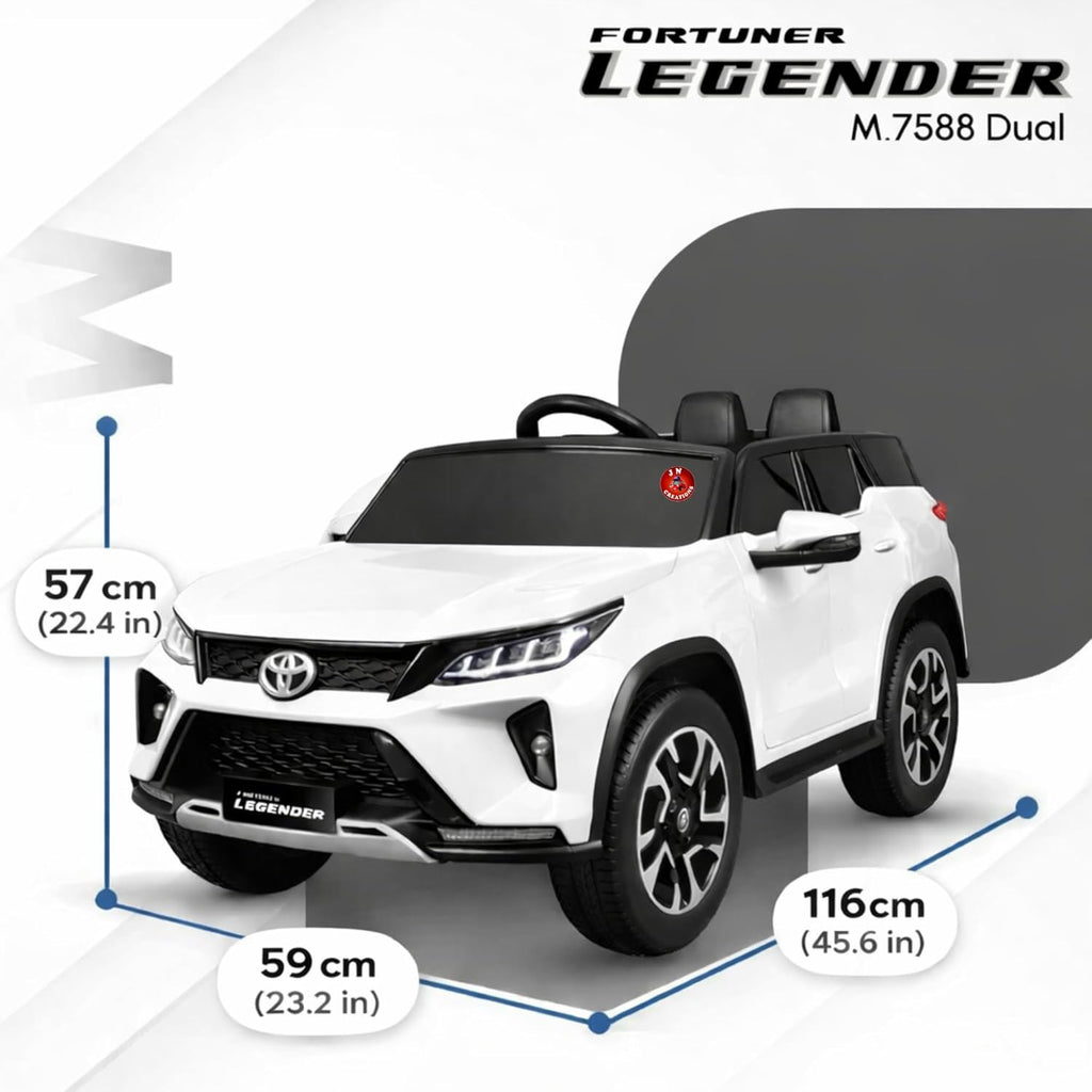 Rainbow Toys Battery Oprated 12V Fortuner Legender Car Kids Ride On Car