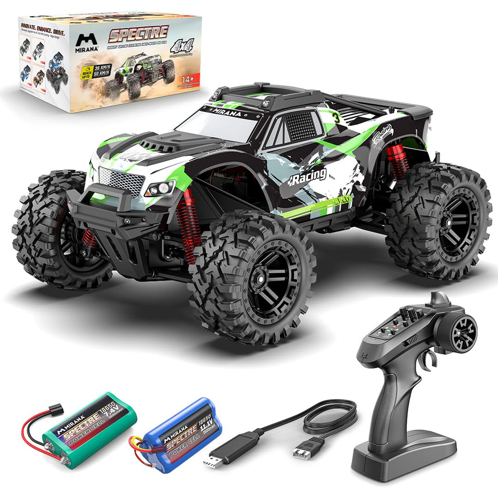 Mirana Spectre 4x4 High-Speed Remote Car Adventure Truck 50km/h Green