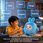AI Intelligent Talking Plush Toy with Interactive Dialogue for Kids 3+ Years Assorted Color