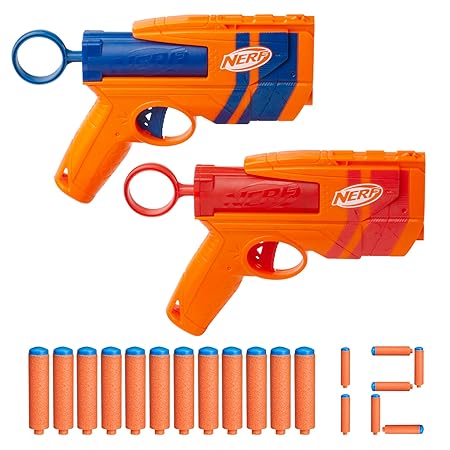 Hasbro Nerf N Series Duo Pack Dart Blasters and 12 N1 Darts
