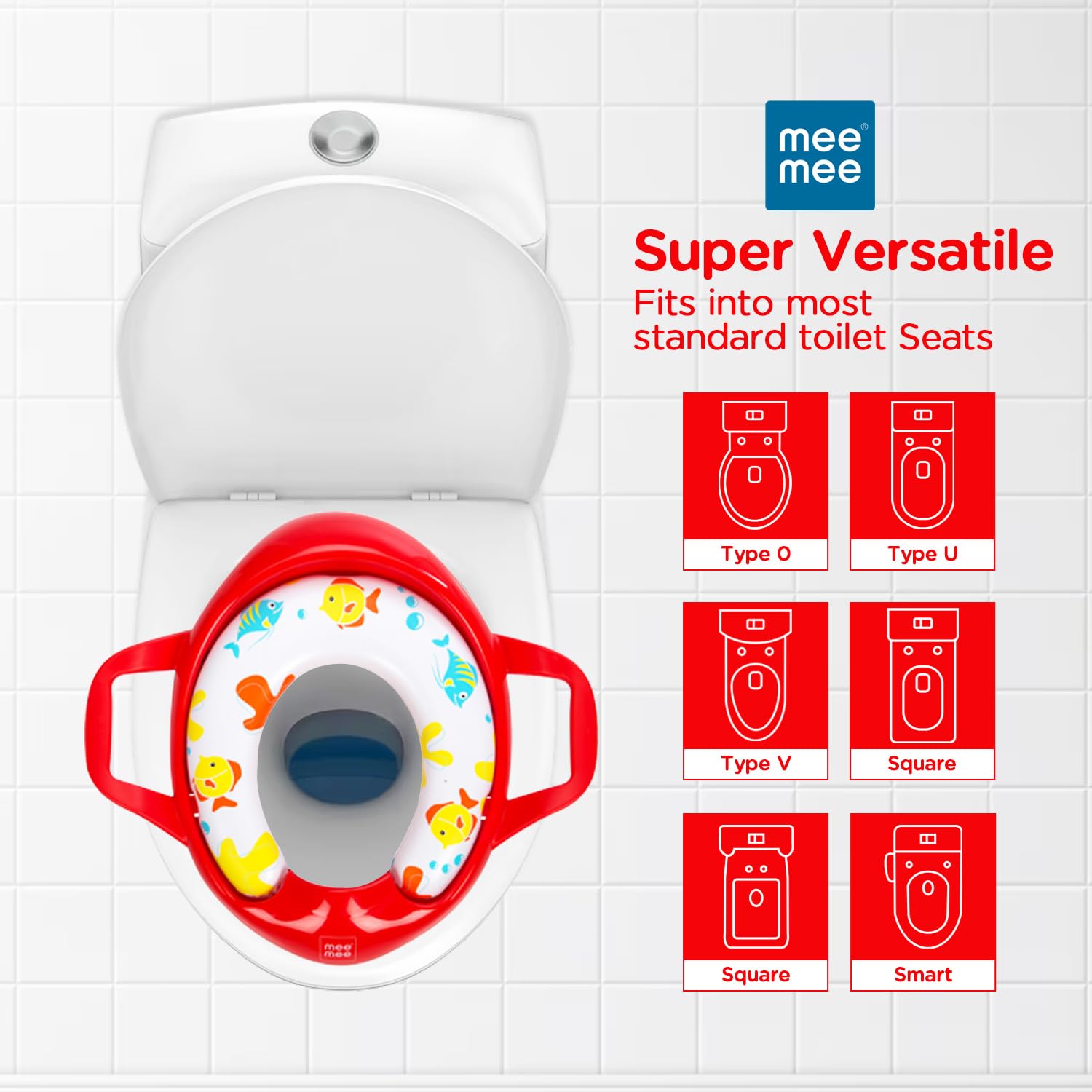 Mee Mee Cushioned portable Baby Potty Seat for Toilet Training