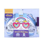 Mirada Unicorn Pearl Slinger Soft Plush Bag Color Your Own Bag