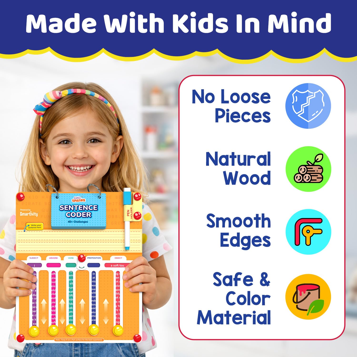 Smartivity Sentence Coder – Educational Grammar Game