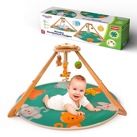 Funskool Wooden Wonderland Baby Playgym