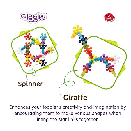 Funskool Giggles - Star Links Plus - 24pcs, Multi-Coloured