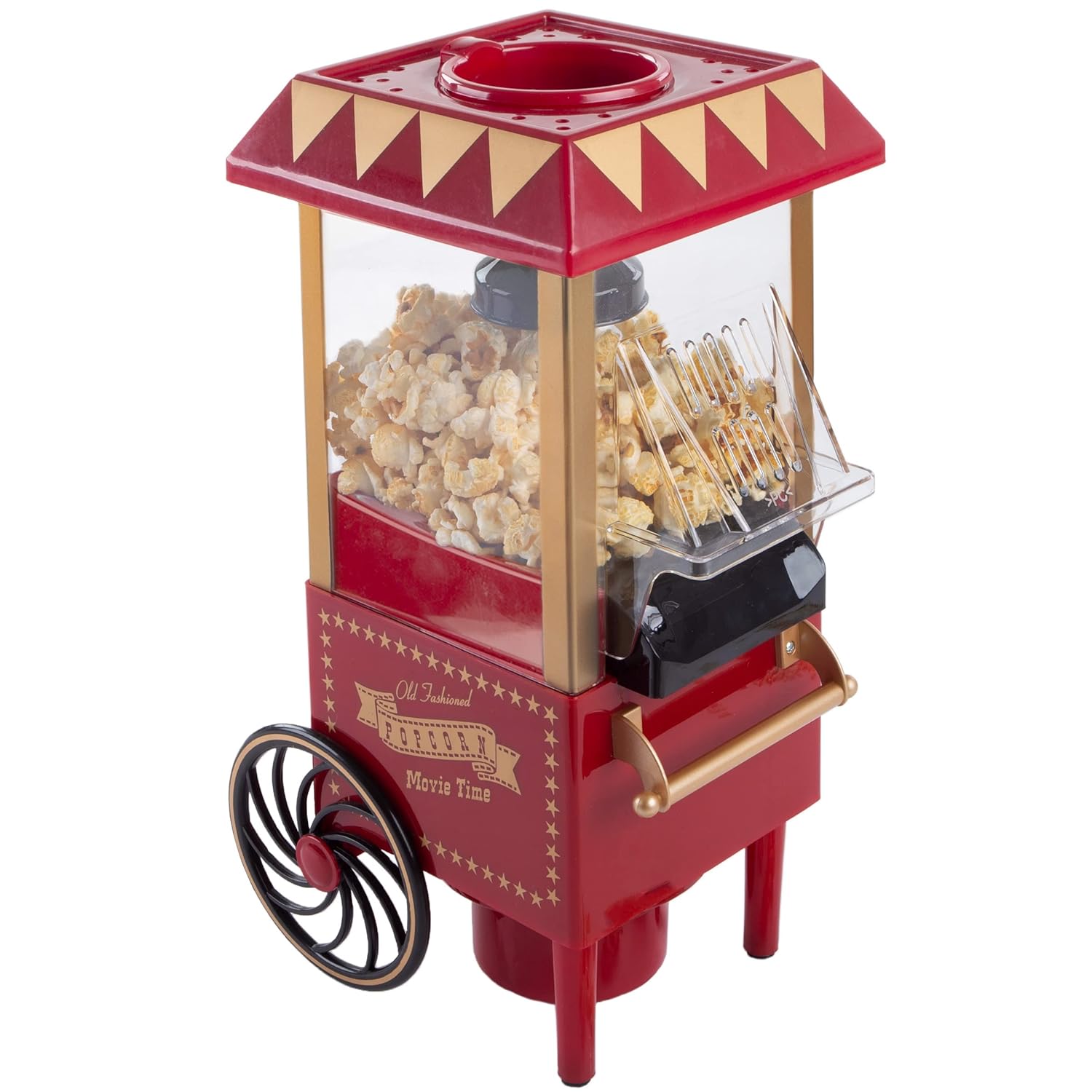 Rainbow Toys Air Popper Popcorn Maker Vintage-Style Countertop Popper Machine