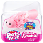 Zuru Pets Alive Swimming Axolotl Toy Interactive Water Swimming Toy for Kids
