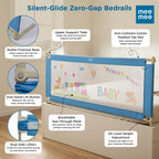 Mee Mee Bed Rail Guard 6 ft (180 × 72 cm) Adjustable Safety Rail for Babies Elephant Print
