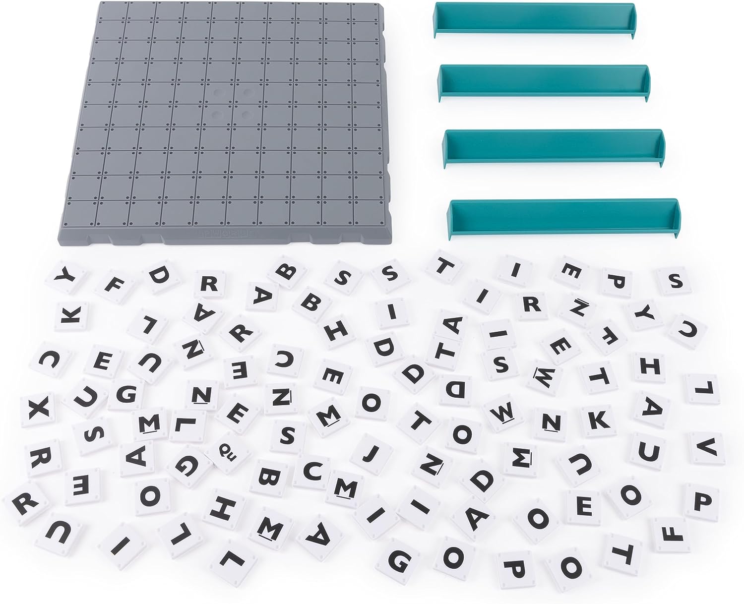 Funskool Upwords, Word Game with Stackable Letter Tiles Rotating Game for Adults and Kids