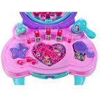 Xiong Cheng Girls Pretend Play Lovely Dressing Table Set with Music and Lights