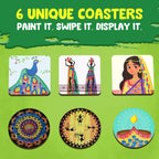 Smartivity Squeegee Art Coaster Kit for Kids