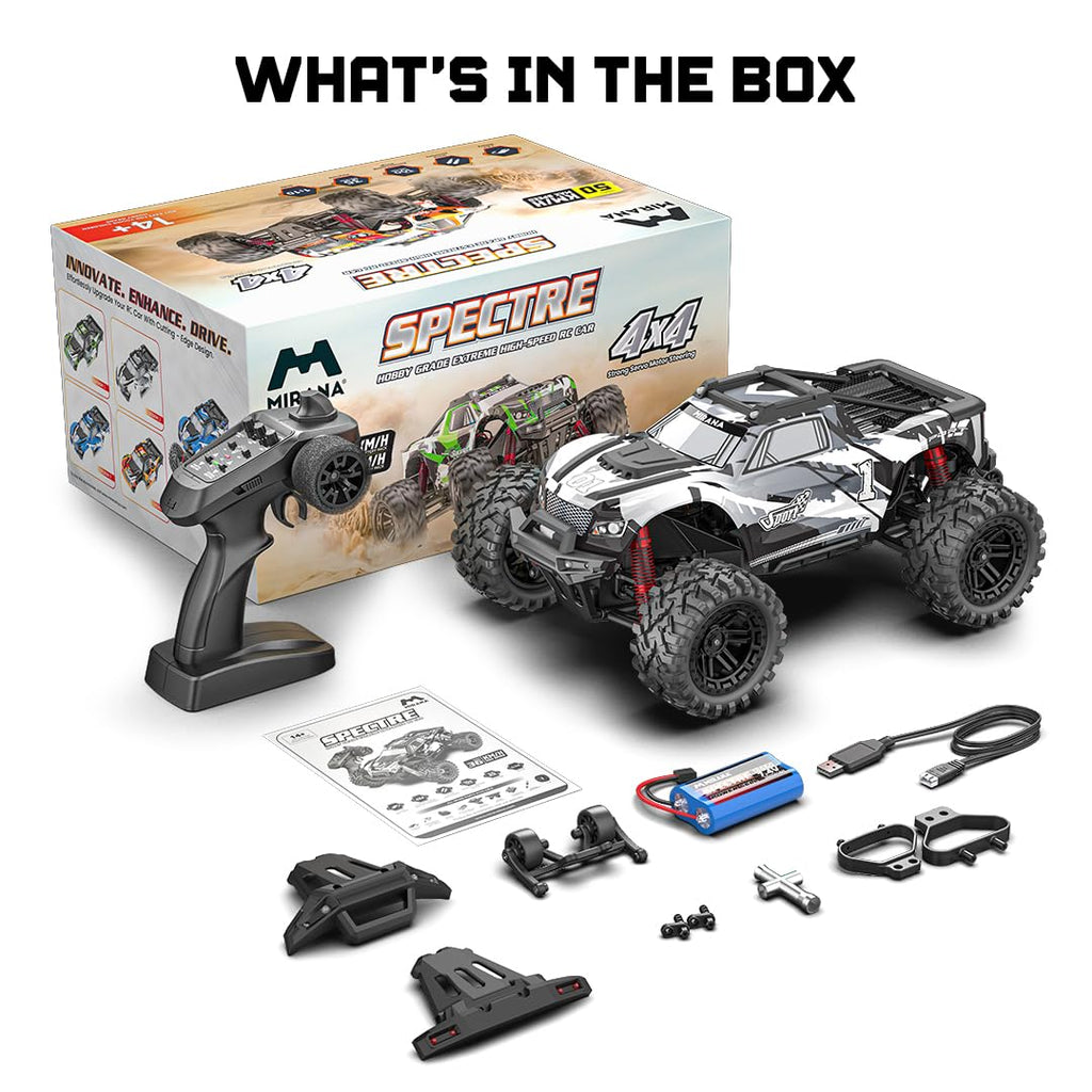 Mirana Spectre 4x4 High-Speed Remote Control Adventure Truck  50km/h Silver