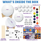 Kalakaram DIY Earth-Sun-Moon Model Kit 3D Informative 3-in-1 Space Toy for Kids