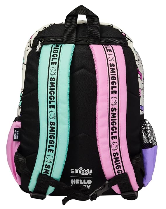 Smiggle Hello Kitty 14 Inch Kids School Backpack – Cute Bow Design | 3–7 Years