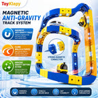 Magnetic Building Block Track Car Set DIY Construction Racing Track