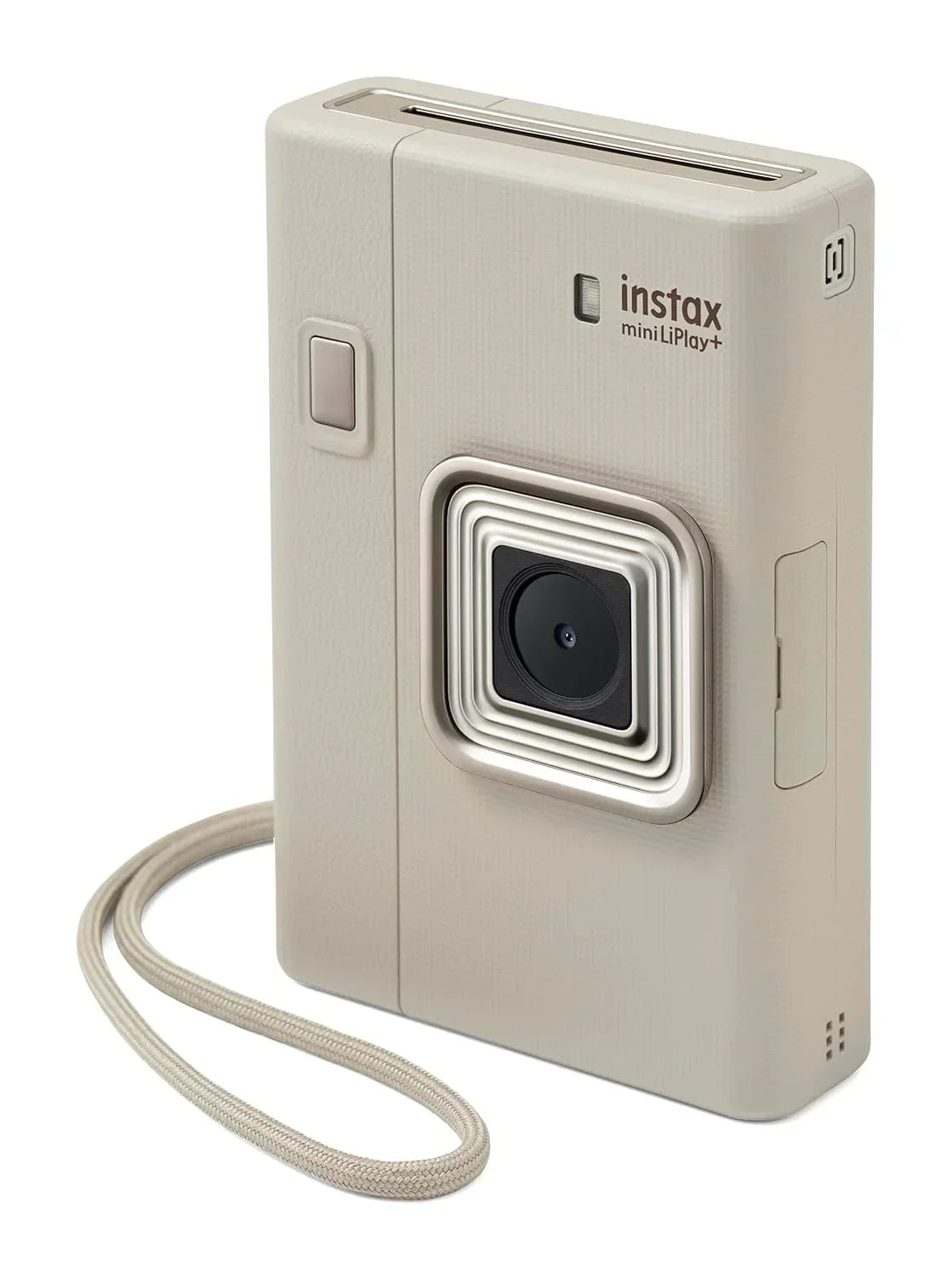 Fujifilm Instax Mini LiPlay+,  Sand Beige Hybrid Instant Camera with Bluetooth & Sound Capture