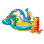 Intex Inflatable Dinoland Play Center, an inflatable water slide play Tub (57135)