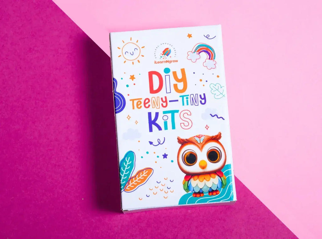 iLearnNGrow Teeny Tiny DIY Wooden Hanger Craft Kit – Set of 3 Craft Kit for Kids