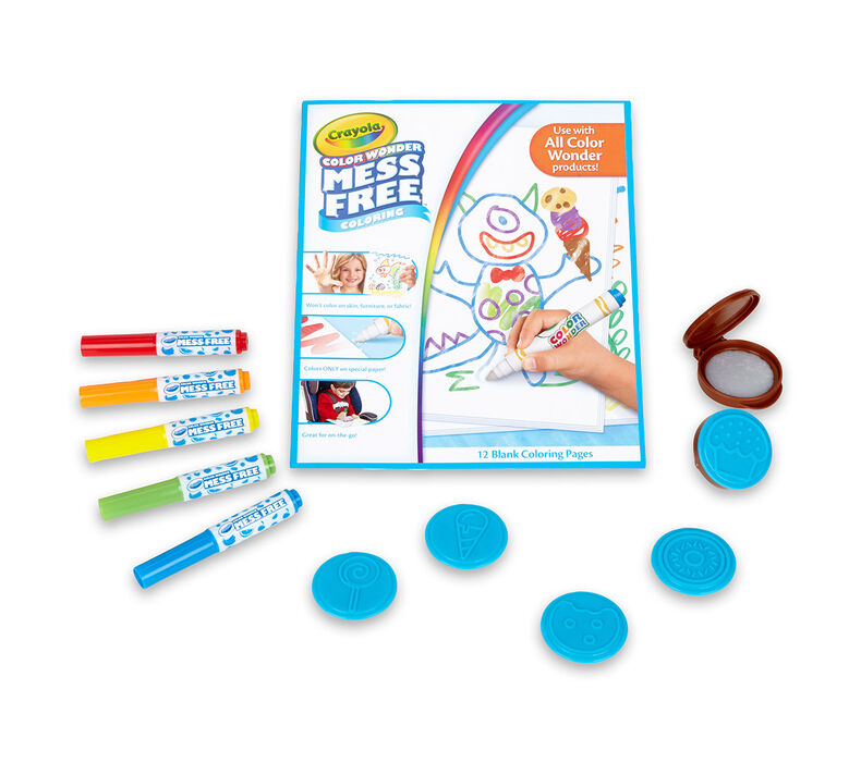 Crayola Color Wonder Scented Stampers for Kids, No Mess Markers