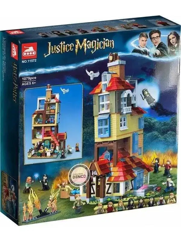 Magic Wizard House Building Blocks Set 1079 Pieces Fantasy Castle Construction Toy Ages 6+