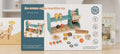 2-in-1 Wooden Ice Cream & Coffee Machine Playset – Montessori Pretend Play Kitchen Café & Dessert Counter Toy for Kids (Ages 3+)