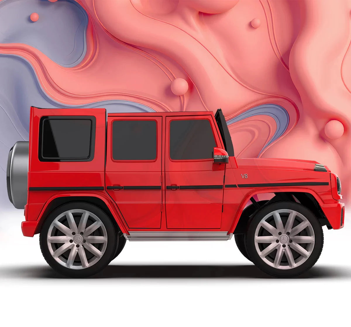 EMotorad Formula Fun Mercedes Benz G-Wagon Ride-On Car, Red